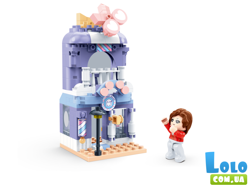 Конструктор Центральная улица: Парикмахерская, BanBao (ET806), 140 дет.