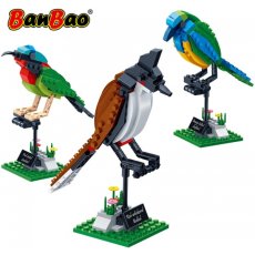 Конструктор 3 в 1 Птички, BanBao (5123), 408 дет.