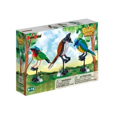 Конструктор 3 в 1 Птички, BanBao (5123), 408 дет.