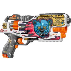 Бластер с барабаном и мягкими патронами Бешеный Медвежонок, TM "Turbo & Fast"