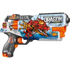 Бластер с барабаном и мягкими патронами Дракон, TM "Turbo & Fast"