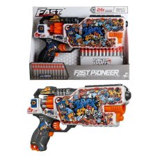 Бластер с барабаном и мягкими патронами Возвращение в школу, TM "Turbo & Fast"