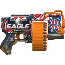 Пистолет с барабаном и мягкими патронами Орел, TM "Turbo & Fast"