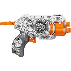 Бластер с барабаном и мягкими патронами Монстр графит, TM "Turbo & Fast"