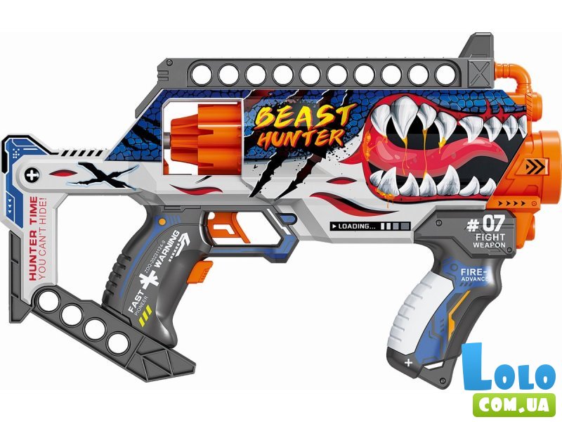 Автомат с мягкими патронами Охотник на зверей, TM "Turbo & Fast"