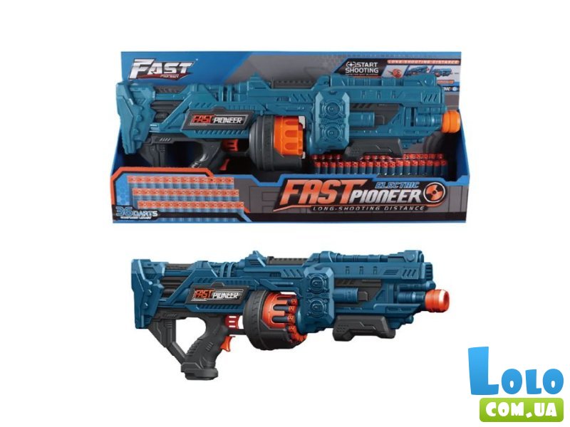 Автомат с барабаном и мягкими патронами, TM "Turbo & Fast"