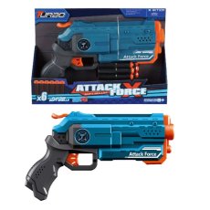 Пистолет механический и мягкие патроны, TM "Turbo & Fast"