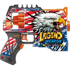 Автомат с барабаном и мягкими патронами Легенда Оружия, TM "Turbo & Fast"