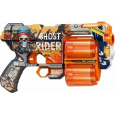 Пистолет механический с двойным барабаном и мягкими патронами, TM "Turbo & Fast"