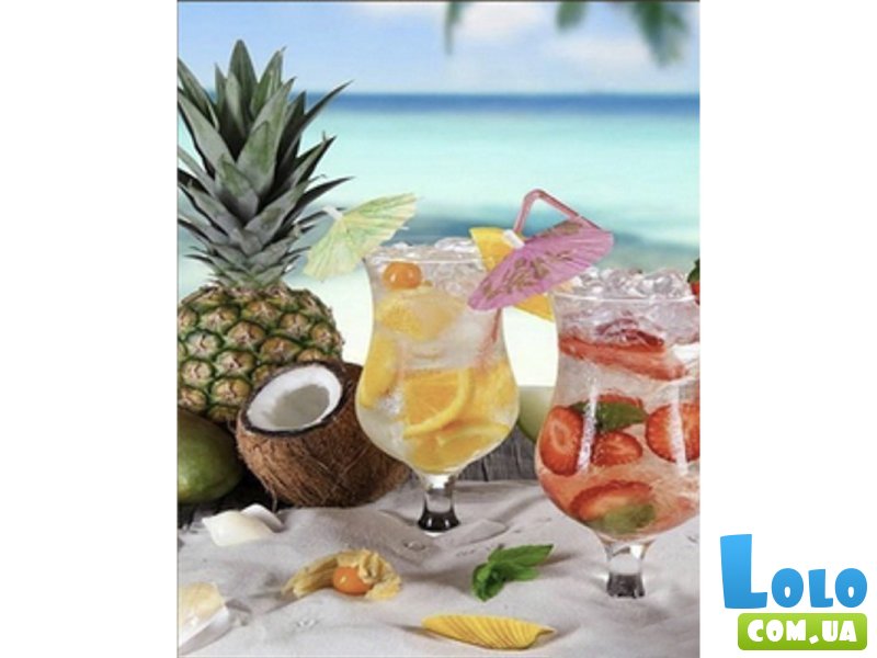 Алмазная мозаика Отпуск на море, Strateg (30х40 см)