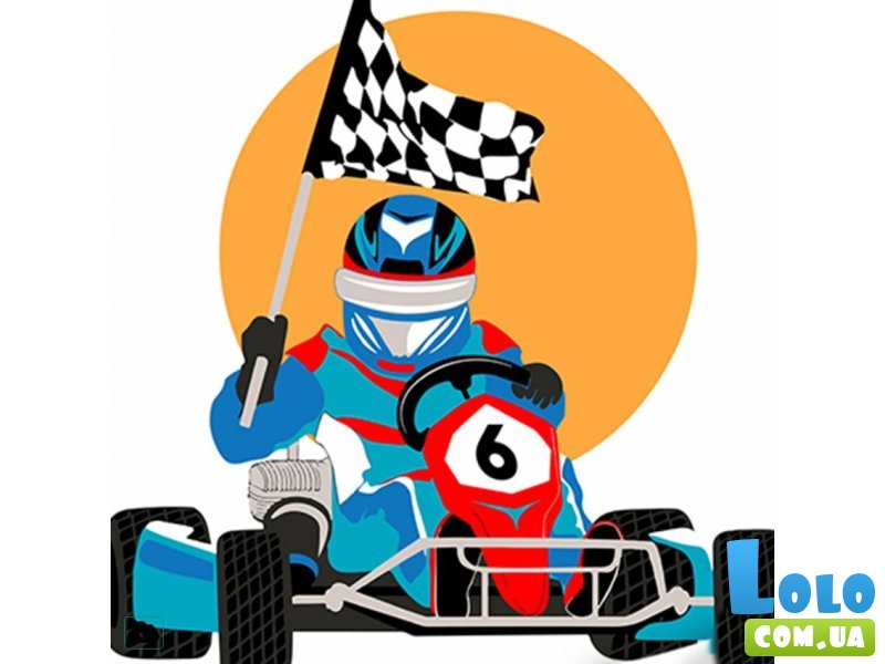 Картина по номерам Картинг, Strateg (30х30 см)