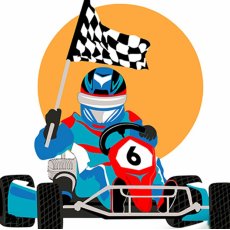 Картина по номерам Картинг, Strateg (30х30 см)