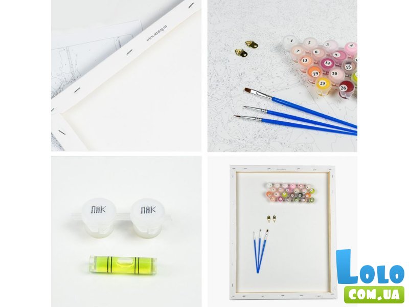 Картина по номерам Мультяшная дракошка, Strateg (30х30 см)