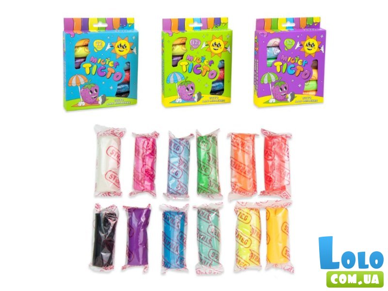 Набор для творчества Мистер тесто, Strateg (12шт.)