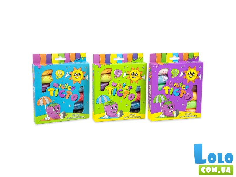 Набор для творчества Мистер тесто, Strateg (12шт.)