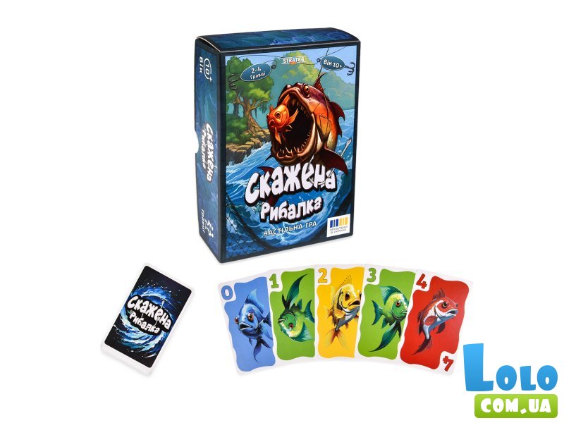 Настольная игра Бешеная рыбалка, Strateg (укр.)
