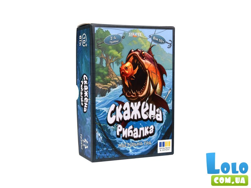 Настольная игра Бешеная рыбалка, Strateg (укр.)