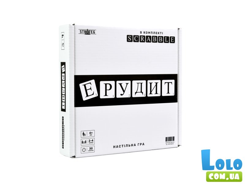 Настольная игра Эрудит, Strateg (укр.)