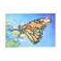 Алмазная мозаика Бабочка на цветке, Strateg (10х15 см)