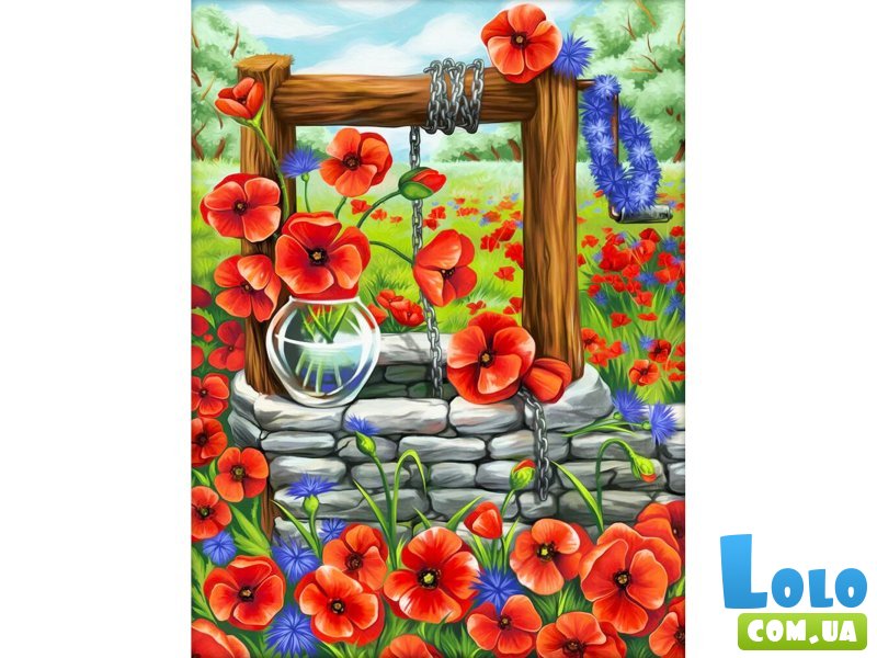 Алмазная мозаика Источник вдохновения, Strateg (30х40 см)