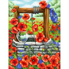 Алмазная мозаика Источник вдохновения, Strateg (30х40 см)