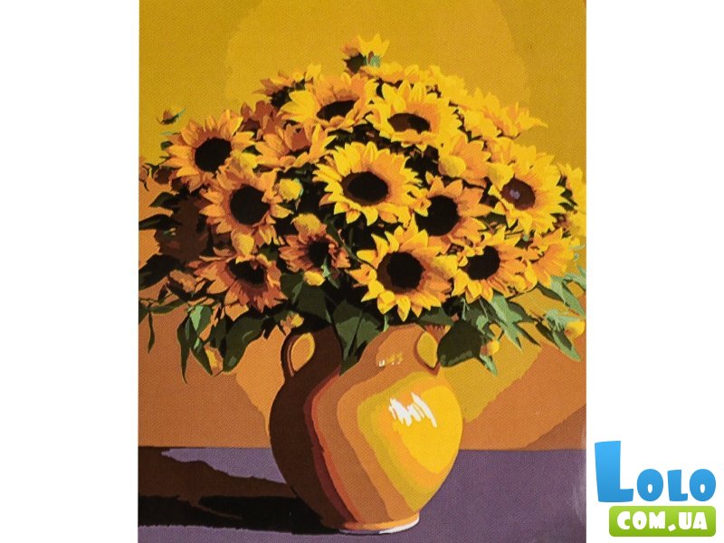 Картина по номерам Подсолнечники, Strateg (30х40 см)