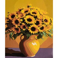 Картина по номерам Подсолнечники, Strateg (30х40 см)