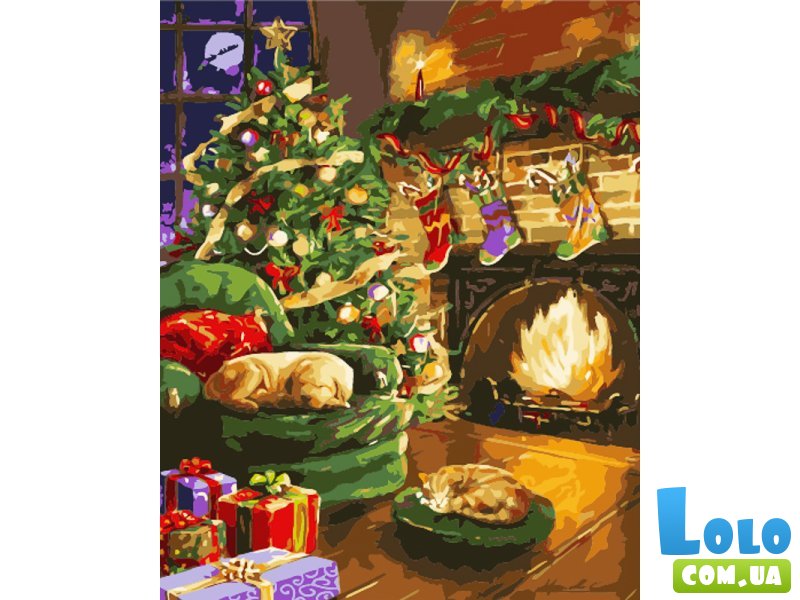 Картина по номерам Праздничный вечер, Strateg (40х50 см)