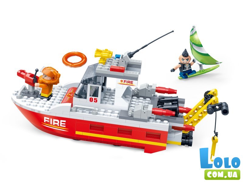 Конструктор Пожарный катер, Banbao (7122), 295 дет.