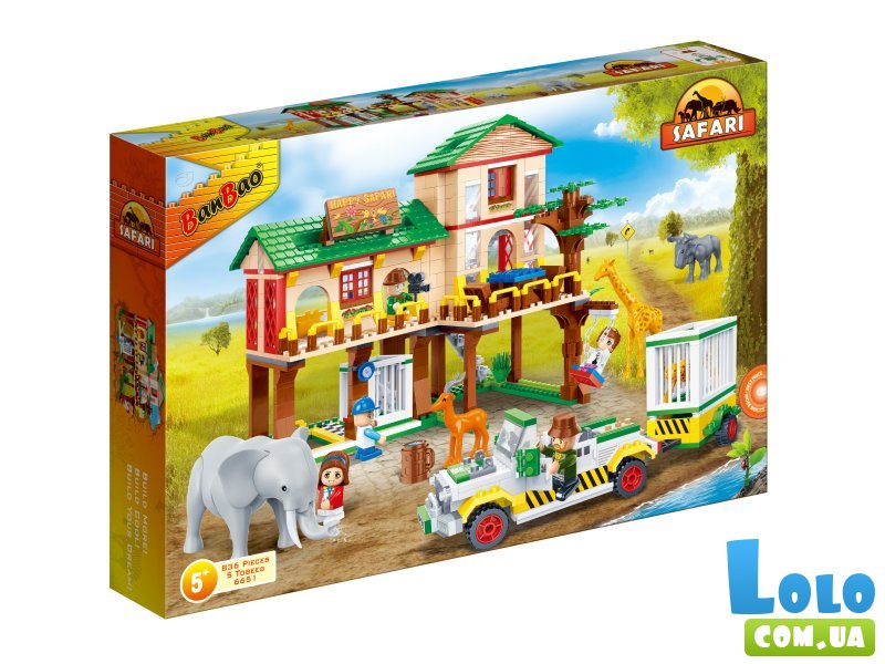 Конструктор Сафари: Ранчо, Banbao (6651), 836 дет.