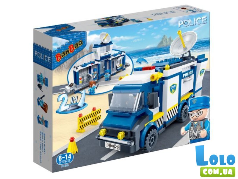 Конструктор Полиция: Мобильный участок, Banbao (7026), 400 дет.