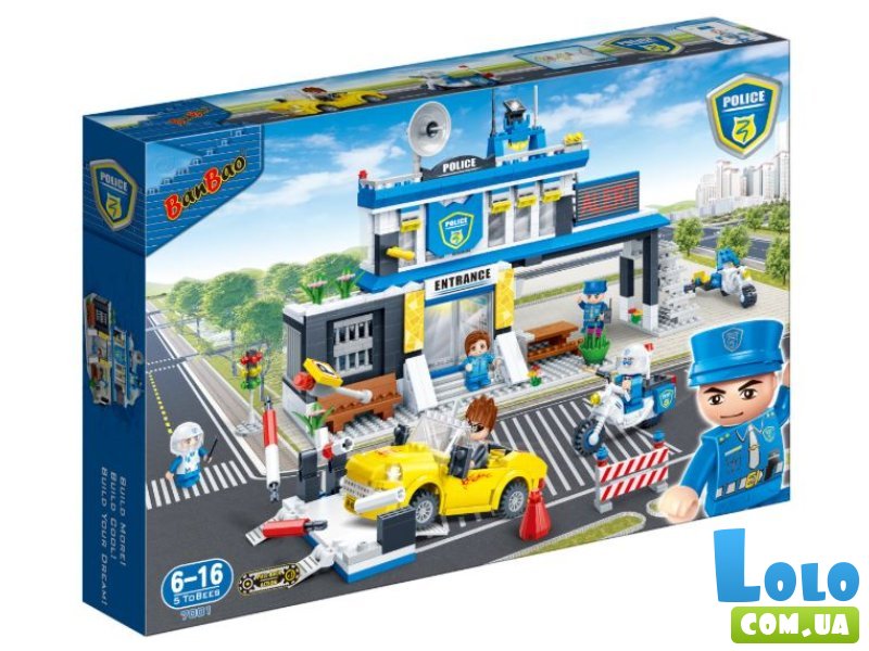 Конструктор Полиция: Полицейский отдел 2, Banbao (7001), 938 дет.