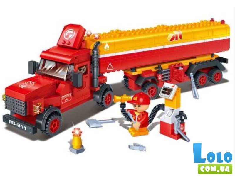 Конструктор Перевозки: Бензовоз, Banbao (8765), 438 дет.