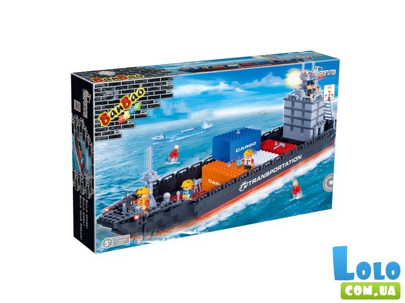 Конструктор Перевозки: Контейнеровоз, Banbao (8767), 716 дет.