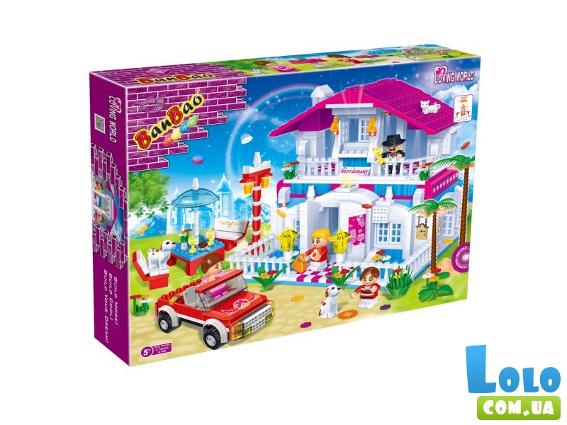 Конструктор Любящий мир: Ресторан, Banbao (6103), 552 дет.