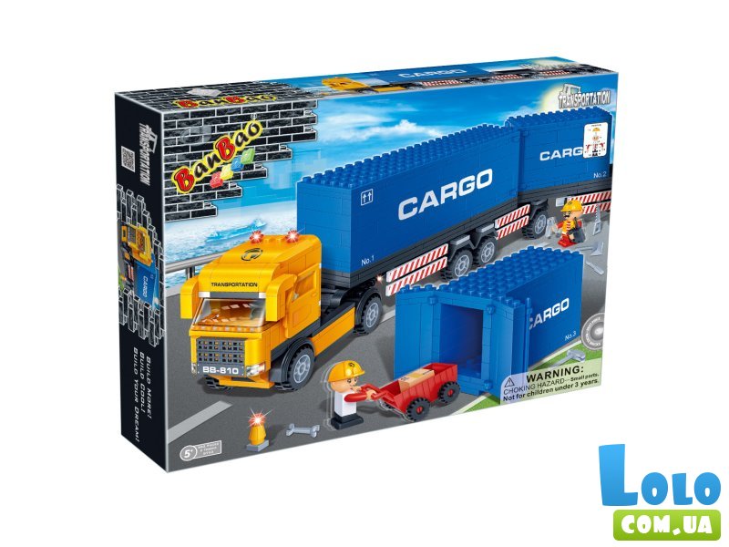 Конструктор Перевозки: Грузовик, Banbao (8763), 562 дет.