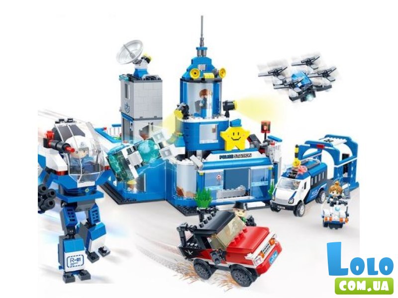 Конструктор БанБао сети: Полицейское отделение, Banbao (7030), 1147 дет.