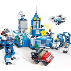 Конструктор БанБао сети: Полицейское отделение, Banbao (7030), 1147 дет.