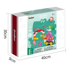 Конструктор Магический мир: Гонки динозавров, Banbao (ET900), 63 дет.