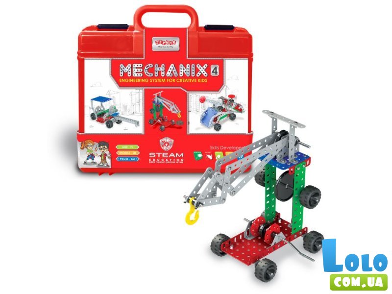 Конструктор металлический Mechanix №4, Zephyr (01071), 263 дет.