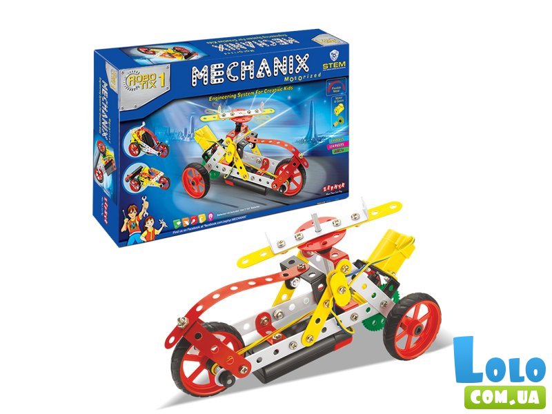 Конструктор металлический Mechanix Robotix №1, Zephyr (01018), 114 дет.