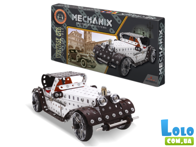 Конструктор металлический Mechanix Ретро автомобиль, Zephyr (01019), 353 дет.