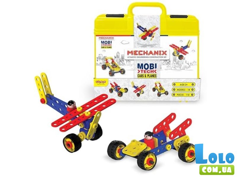 Конструктор полипропиленовый Mechanix МобиТех, Zephyr (02010), 110 дет.