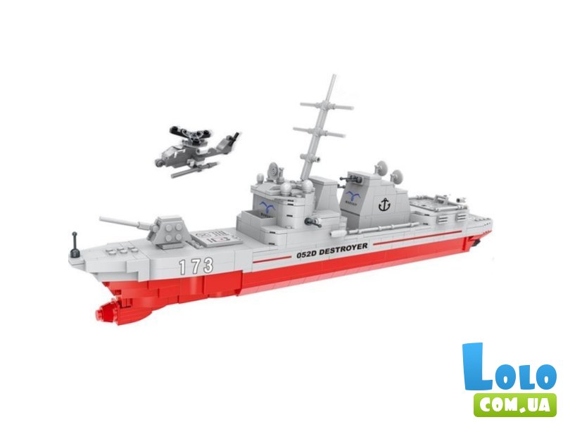 Конструктор Армия: Морской истребитель, COGO(3387), 744 дет.