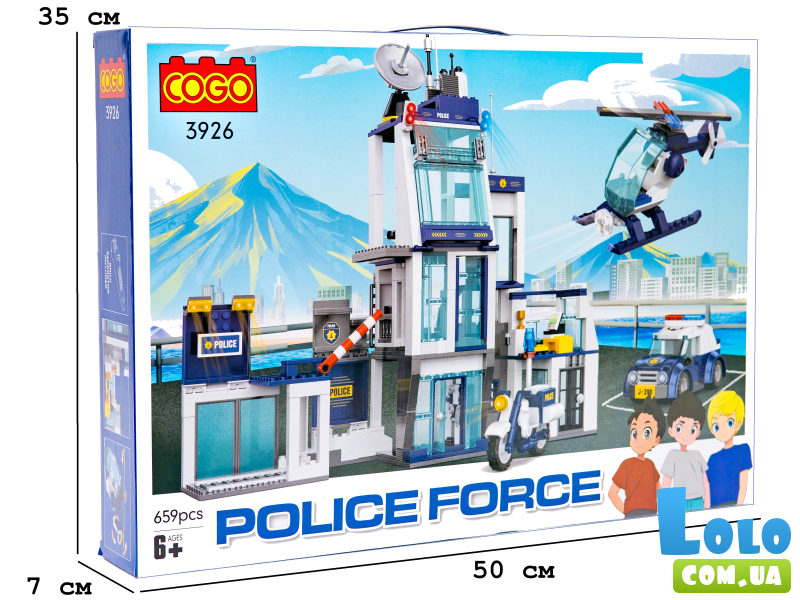 Конструктор Полиция: Полицейский отдел, COGO(3926), 659 дет.