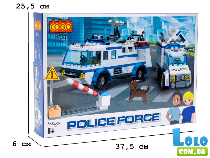 Конструктор Полиция: Полицейский арест, COGO (4152), 368 дет.