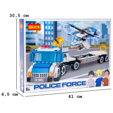 Конструктор Полиция: Полицейский грузовик, COGO (4165), 329 дет.