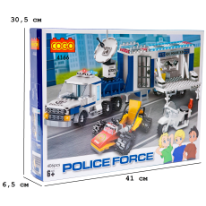 Конструктор Полиция: Мобильный командный пункт, COGO (4166), 406 дет.