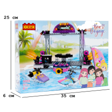 Конструктор Девочки: Концерт, COGO (4553), 297 дет.