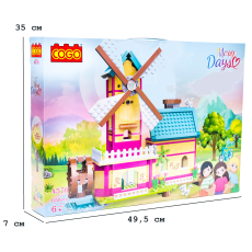 Конструктор Счастливого путешествия: Мельница, COGO (4576), 658 дет.